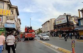 Eyüpsultan’da sürücü kursunda korkutan yangın