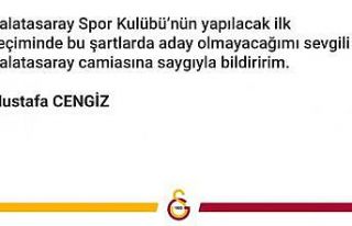 Galatasaray Başkanı Mustafa Cengiz: "Galatasaray...