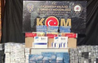 Gaziantep’te 4 bin 680 paket kaçak sigara yakalandı