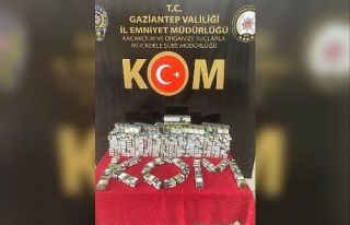 Gaziantep’te 850 paket sahte bandrollü sigara ele...
