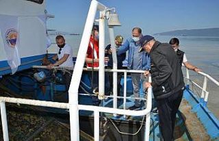 Gemlik Körfezi’nde müsilaj temizliği