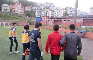 Genç futbolcular darp edildi