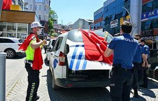 Gençlik konvoyu, gençlerle şenlendi