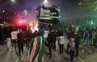 Giresunlular Süper Lig zaferini kutladılar