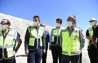 Gökpınar Barajının gövde dolgusunun yüzde 90’ı...