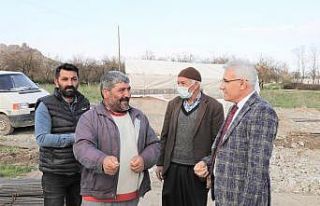 Güder, ekiplerin Orduzu’daki çalışmalarını...