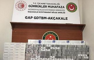 Gümrükte kaçak sigara ele geçirildi
