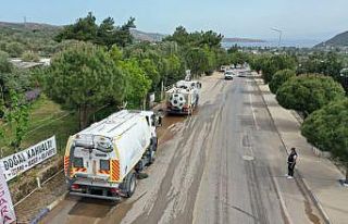 Günde 250-300 kilometre yol süpürülüyor
