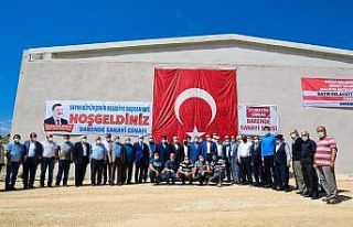 Gürkan, Darende sanayi sitesi esnaflarıyla bir araya...