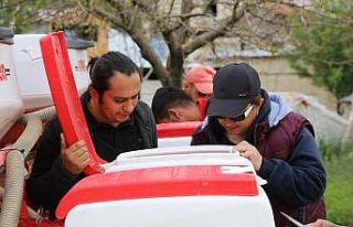 Gürün’de ilk kez soya ekimi yapıldı