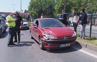 Hamile kadın kazada yaralandı