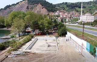 Havuz ve Aqua Park için çalışmalar hızlandı