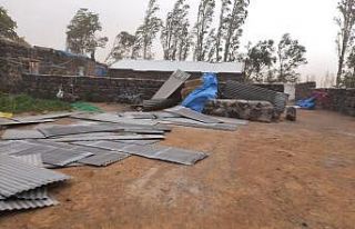 Iğdır’da şiddetli rüzgar ve toz fırtınası...