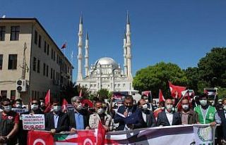 Iğdır’da STK’lardan İsrail’e tepki