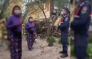 İhtiyaç malzemesi getiren jandarmayı "Asker...
