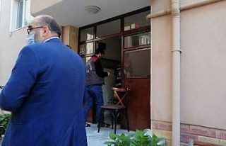 İki çocuk babası yöneticilik yaptığı binada...