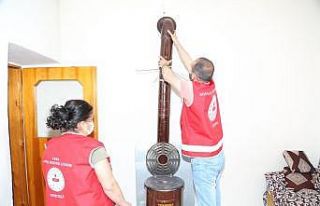 İmoş ninenin sobasını vefa ekibi kaldırdı