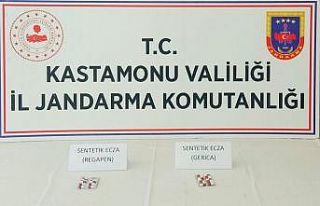 İnebolu’da uyuşturucu hap ele geçirildi