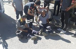 İşe giden belediye personelleri kaza yaptı: 2 yaralı