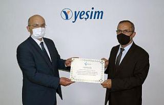 İŞKUR’dan Yeşim’e teşekkür belgesi
