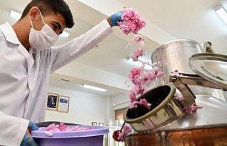 Isparta’da meslek lisesi öğrencileri gül damıtmayı...