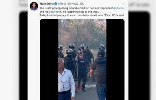 İsrail güçleri, Kudüs’te CNN muhabirini tartakladı