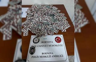 İzmir’de bekçinin dikkati binlerce uyuşturucu...