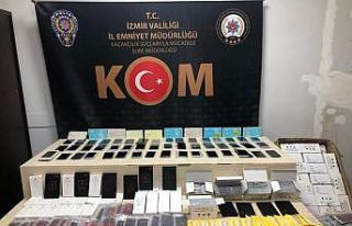 İzmir’de piyasa değeri 4 milyon lira olan kaçak...