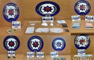 İzmir’deki uyuşturucu operasyonlarına 15 tutuklama