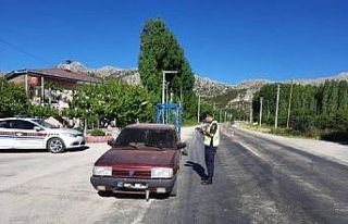 Jandarmadan 36 sürücüye 11 bin 740 TL ceza