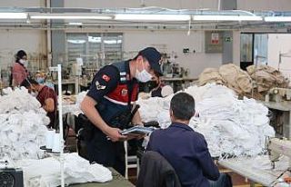 Jandarmadan fabrikalarda denetim ve bilgilendirme