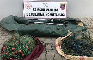 Jandarmadan kaçak avcılara 10 bin 538 lira ceza