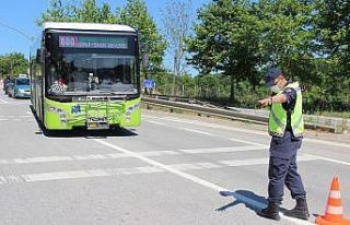 Jandarmadan otobüste sivil denetim