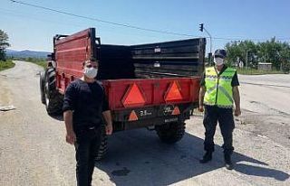 Jandarmadan reflektör denetimi