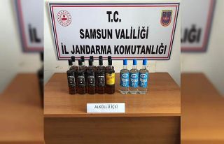 Kaçak içki ele geçirildi