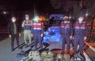 Kaçak keklik avlayan 3 kişiye tam kapanmayı ihlalden...