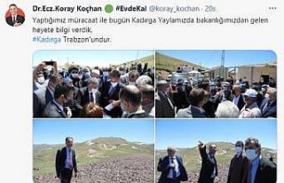 Kadırga Yaylası ile ilgili paylaşımı tepkiye...