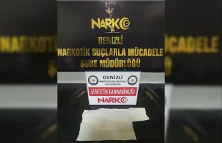 Kağıda emdirilen uyuşturucu madde ile kent girişinde...