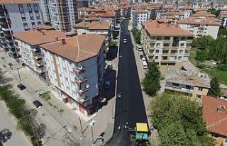 Kahramankazan’da asfalt yenileme çalışmaları...