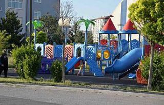 Kahramankazan’da parklar ışıl ışıl