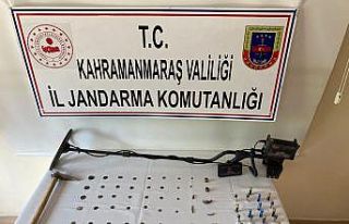 Kahramanmaraş’ta kaçak kazıya suçüstü