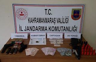 Kahramanmaraş’ta uyuşturucu operasyonu: 1 gözaltı