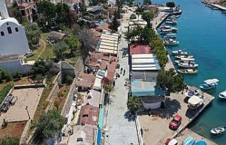 Kalkan Sahil Bandı Projesi tamamlanıyor