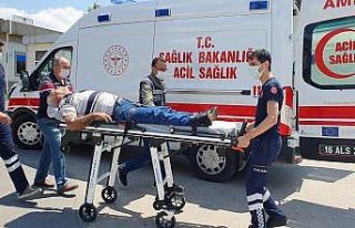 Kalp krizi geçirdi, polis noktasından yardım istedi