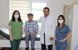 Kanser nedeniyle alt dudağının yüzde 80’ini...