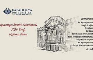Kapadokya Üniversitesi mezuniyet töreni çevrim...