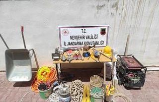 Kapadokya’da kaçak kazı yapan 6 şüpheli suçüstü...