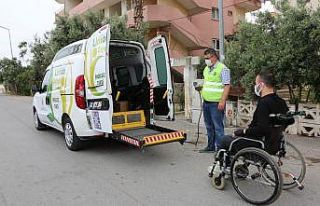 Kapanma sürecinde "Engelsiz Taksi" uygulaması