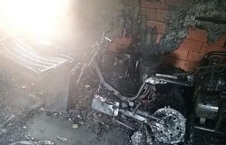 Karaman’da depo yangını