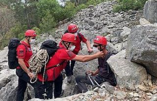 Kayıp İtalyan turist jandarma tarafından kurtarıldı